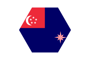 State Marine Ensign of Singapore Flag Vector Free | SVG and PNG flag