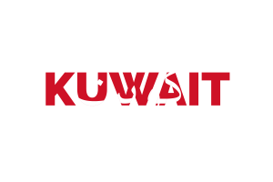 Kuwait Battle of Jahra Text Art flag