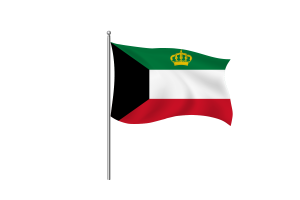 Standard of the Emir of Kuwait Flag Clipart flag