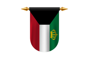Standard of the Emir of Kuwait Flag Emblem Vector Images flag