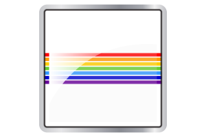 Jewish Flag Square icon flag