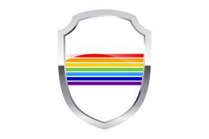 Jewish Shield Logo flag