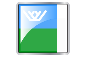 Yugra Flag Square icon flag