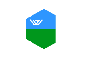 Yugra Flag Hexagon Shape flag