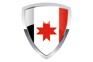 Udmurtia Shield Flag flag