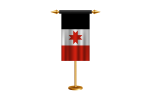 Udmurtia Flag Vector Free flag