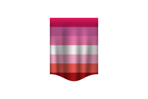 drapeau lesbien non binaire flag