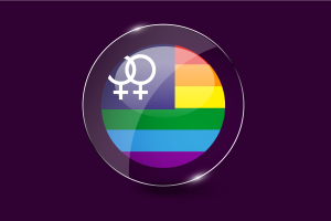 Lesbian flag 2021 flag