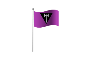 Drapeau lesbien They Them flag