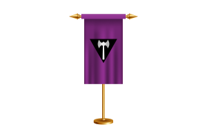 Drapeau lesbien coucher de soleil flag