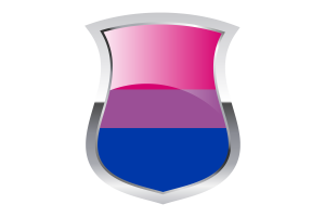 Drapeau bisexuel mignon flag