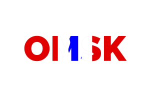 Omsk Text Art flag
