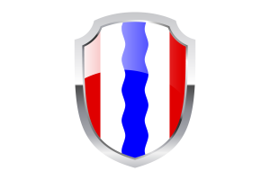 Omsk Shield Logo flag