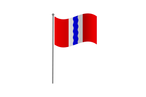 Waving Flag of Omsk flag