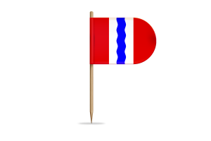 Omsk Flag for Desk, Table flag