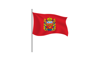 Orenburg Flag Clipart flag