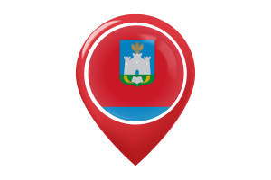 Oryol Flag Map Pin Icon flag