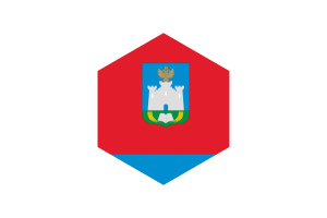 Oryol Flag Hexagon Shape flag