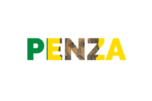 Penza Text Art flag