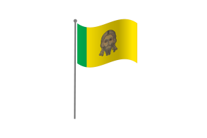 Waving Flag of Penza flag