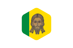 Penza Flag Rounded Hexagon Shape flag