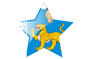 Pskov Flag Star Icon flag