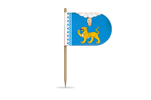 Pskov Flag for Desk, Table flag