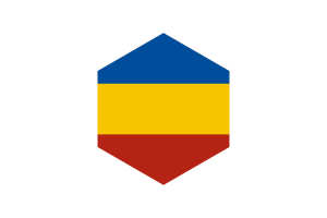 Rostov Flag Hexagon Shape flag