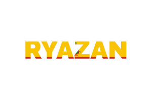 Ryazan Text Art flag