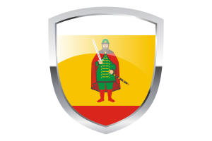 National Flag of Ryazan Clipart flag