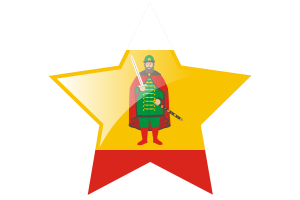 Ryazan Flag Star Icon flag