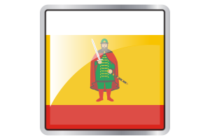 Ryazan Flag Square icon flag