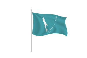 Sakhalin Flag Clipart flag