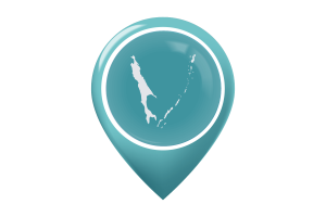 Sakhalin Flag Map Pin Icon flag