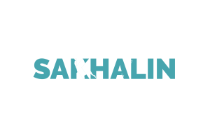 Sakhalin Text Art flag