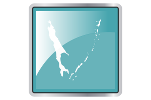 Sakhalin Flag Square icon flag