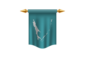 Sakhalin Flag Royal Banner flag