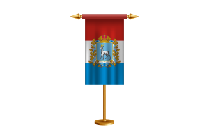 Samara Ceremonial Flag Vector Free flag