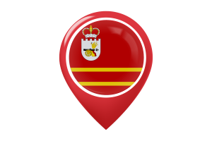 Smolensk Flag Map Pin Icon flag