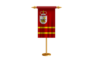Smolensk Ceremonial Flag Vector Free flag