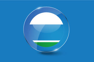 Sverdlovsk Flag Glossy Round Button flag