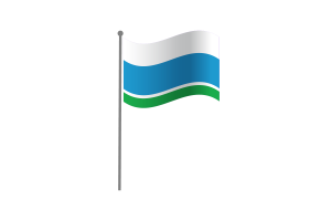Waving Flag of Sverdlovsk flag