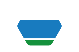 Sverdlovsk Flag Illustration Hexagon Rounded Shape flag