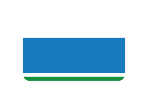 Sverdlovsk Flag Rounded Rectangle Vector Illustration flag