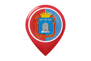 Tambov Flag Map Pin Icon flag