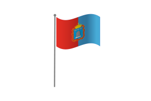 Waving Flag of Tambov flag