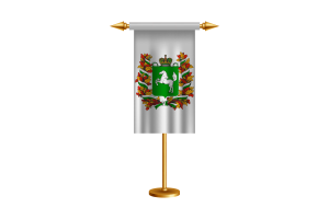 Tomsk Ceremonial Flag Vector Free flag