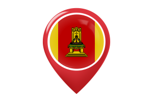 Tver Flag Map Pin Icon flag