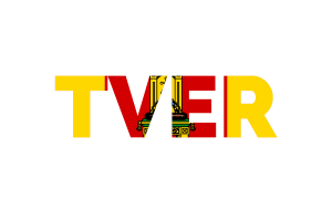 Tver Text Art flag
