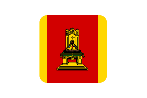 Tver Flag Square Rounded Shape flag